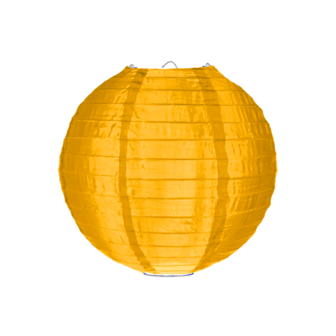 lampion-nylon-okergeel-25cm