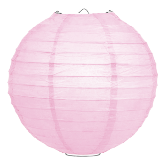 Lampion licht roze 70cm