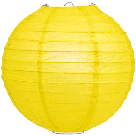 Lampion geel 80cm