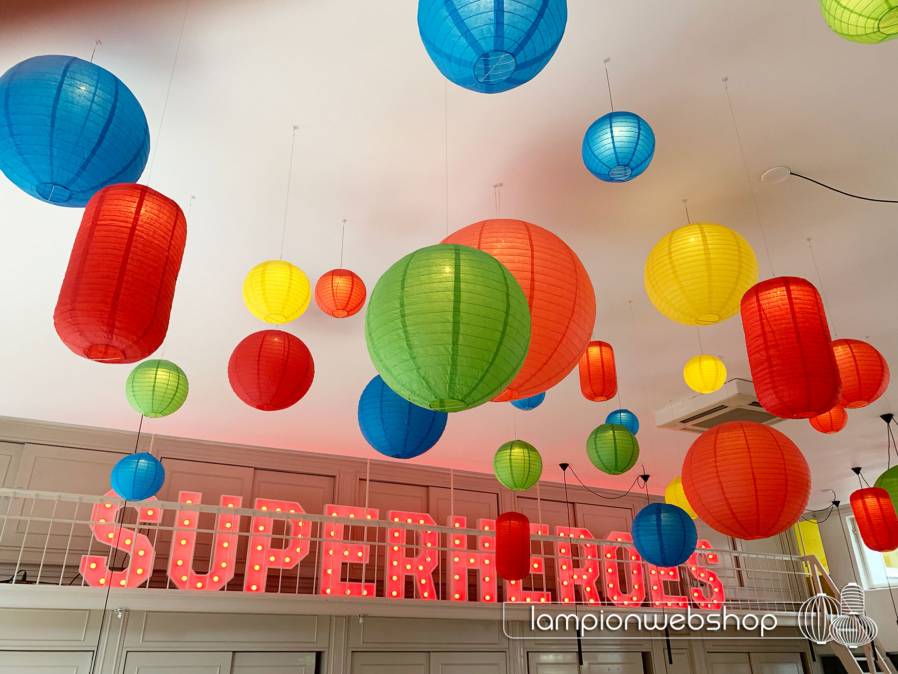 10 Jahre alte Laternen Super Heroes - Lampionwebshop