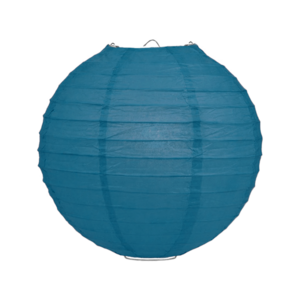 Lampion petrol blauw 35cm