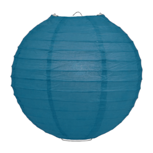 Lampion petrol blauw 50cm