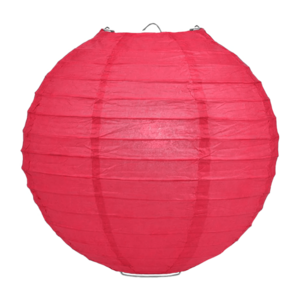 Lampion donkerroze 50cm