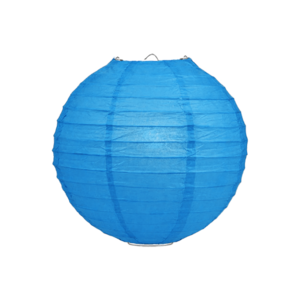 Lampion blauw 25cm